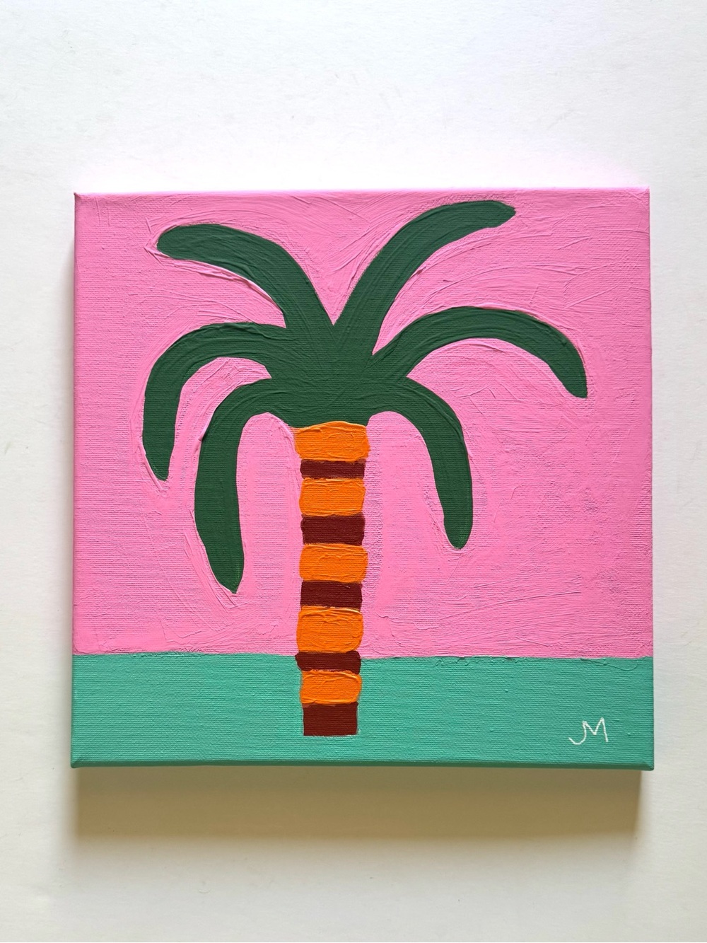 Palm tree pop art on Canvas